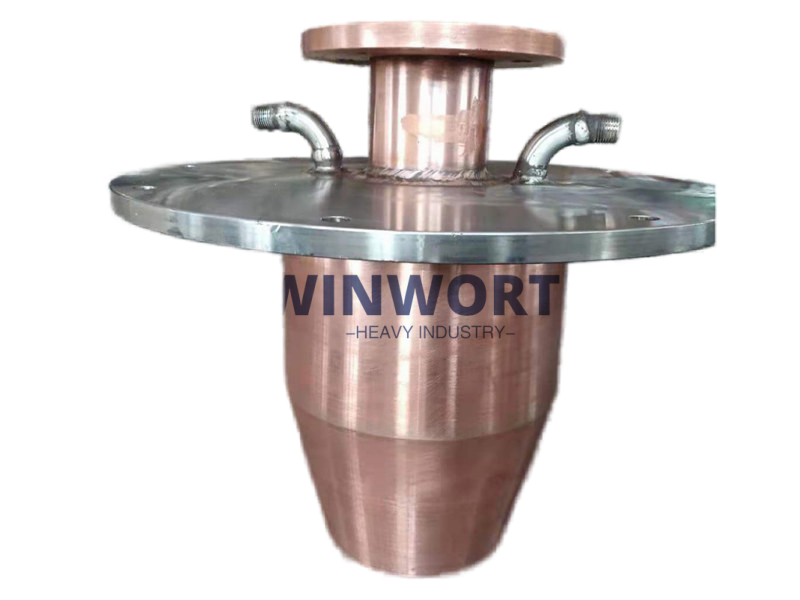 Copper cooling water jacket