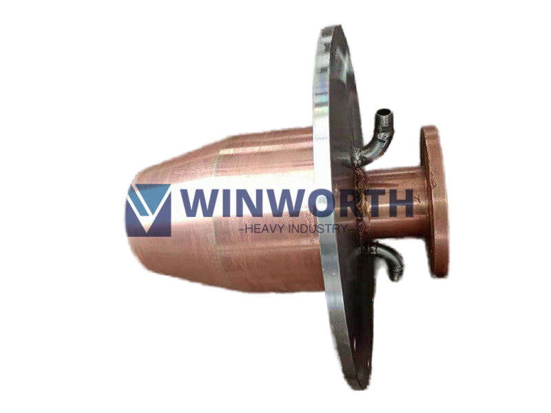 Copper cooling water jacket